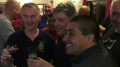 Argentine war veterans meet HMS Coventry sailors