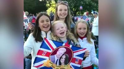 Children celebrating