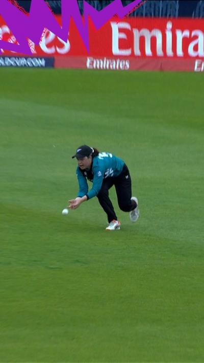 Georgia Plimmer drops the ball