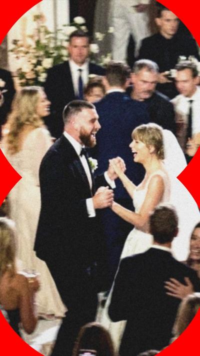 A phot of a couple dancing at a wedding