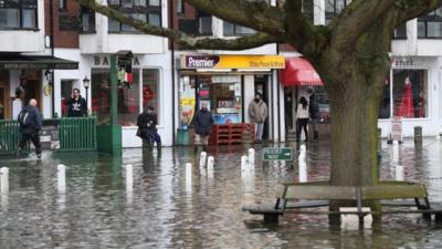 Datchet village centre, Berkshire