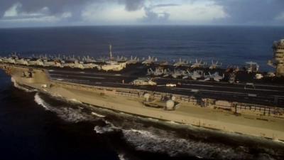 USS Carl Vinson off the coast of Vietnam