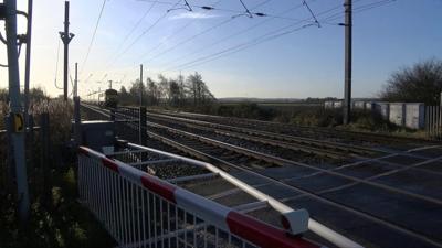 Conington level crossing