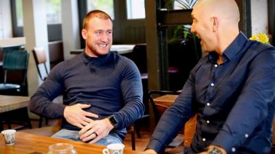 Stuart Hogg with Tom Shanklin