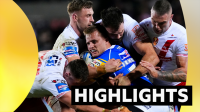 St Helens v Leeds Rhinos highlights graphic