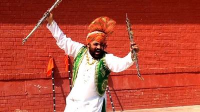 Disabled bhangra troupe