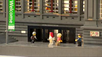 Museum recreated in Lego