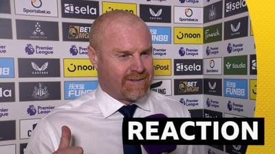 Sean Dyche speaks to BBC Sport