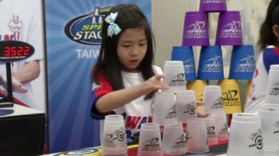 Taiwan speed stacking team member