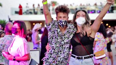 Dancers in Ibiza