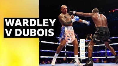 Fabio Wardley and Daniel Dubois battle for the WBO world heavyweight title