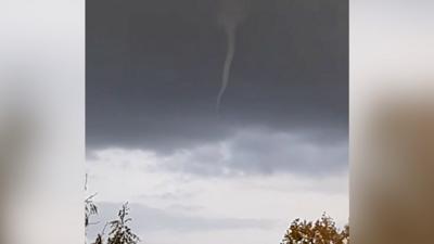 A funnel cloud