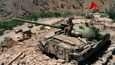 Soviet tank in Afghanistan