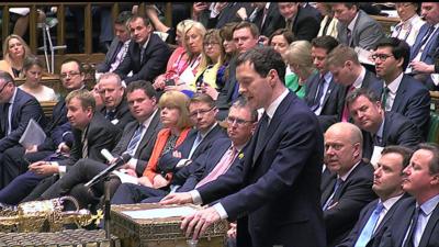 Osborne in Commons