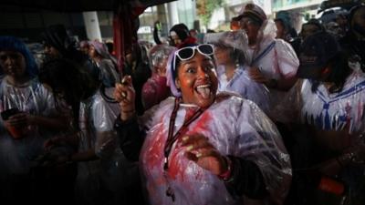 Carnival revellers