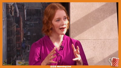 Iona Bain in the Morning Live studio