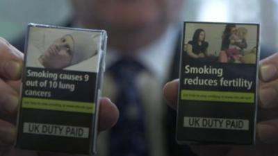 Cigarette packets