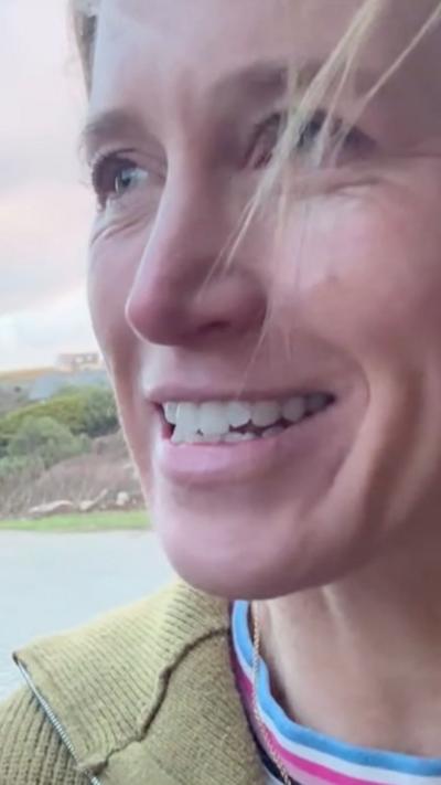 Helen Glover pictured side on 