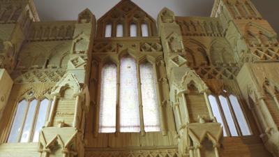 Matchstick Salisbury Cathedral