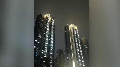 Apartment blocks in Wuhan