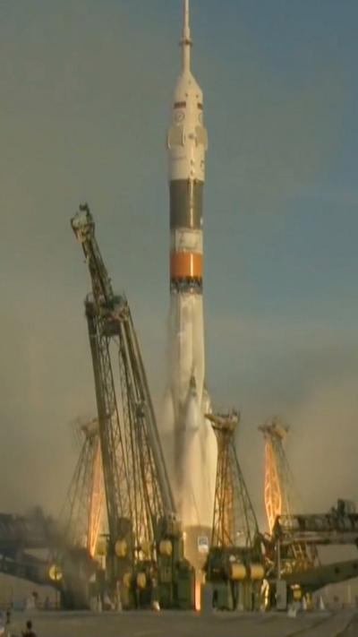 Rocket taking off