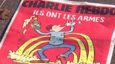 Front cover of Charlie Hebdo magazine