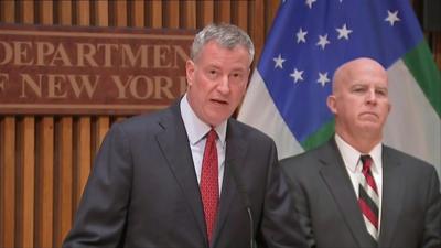 Bill de Blasio, New York's mayor