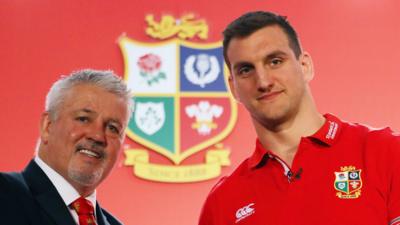 Warren Gatland and Sam Warburton