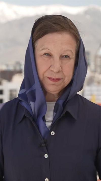Lyse Doucet in tehran 