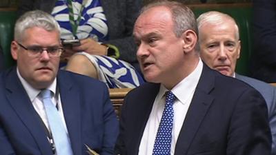 Liberal Democrat leader Sir Ed Davey