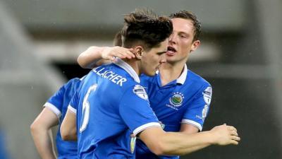 Linfield's Jimmy Callacher scored the winner against Coleraine