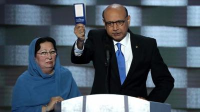 Khizr Khan (right)