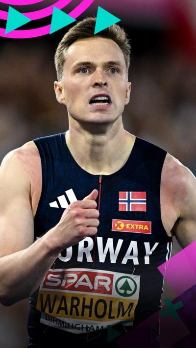 Karsten Warholm running
