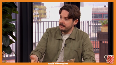 Nick Stapleton in the Morning Live studio
