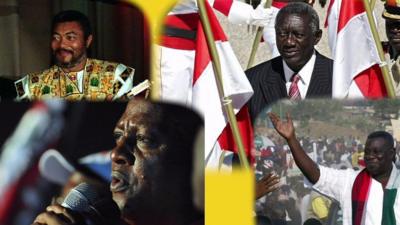 Ghana's four presidents who have held power since 1992