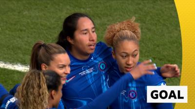 Chelsea's Mayra Ramirez celebrates her goal