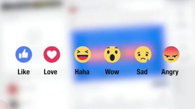 Facebook reactions