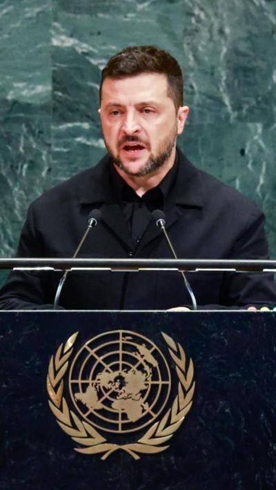 Zelensky addresses world leaders at UN General Assembly