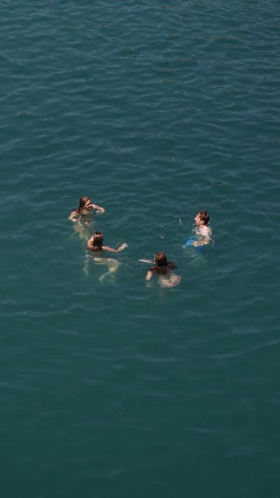 People in the water
