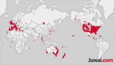 Map from Juwai.com