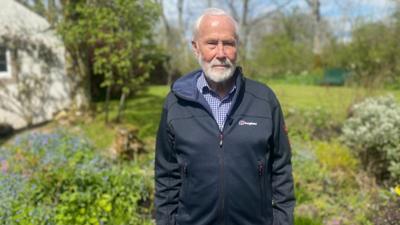 Sir Chris Bonington at his Cumbria home