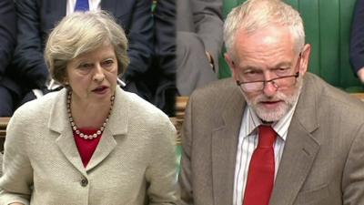 Theresa May and Jeremy Corbyn