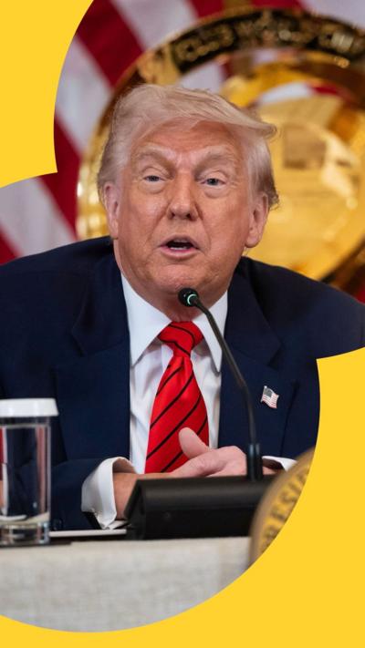 US President Donald Trump speaks about the FIFA World Cup 2026 at the White House