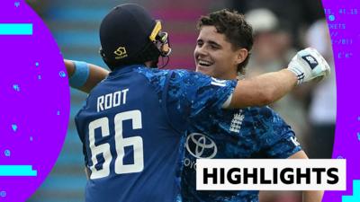 Joe Root and Jacob Bethell