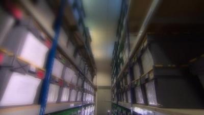 Storage room for Operation Jasmine's investigation documents