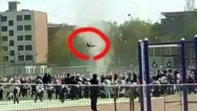 Boy lifted into the air by a 'dust devil' in China