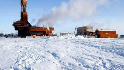 Conoco-Phillips oil rig in Alaska