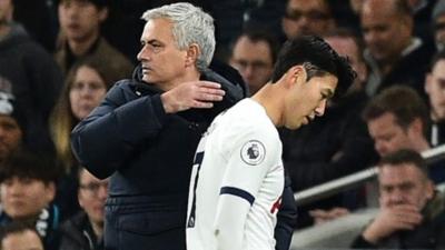 Jose Mourinho and Son Heung-Min