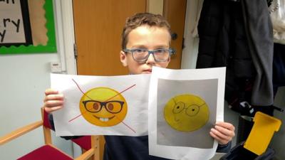 Emojis are a great way to add personality to a text message, but one boy from Oxfordshire thinks there's one that needs to be changed.