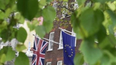 Flags in Smith Square